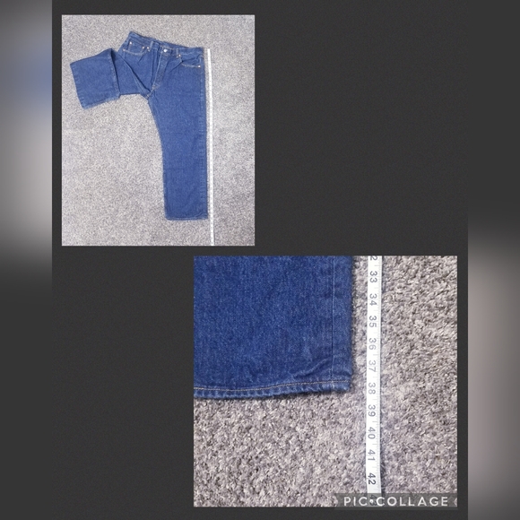 501 ORIGINAL FIT BUTTON UP LEVI'S JEANS - Picture 11 of 16